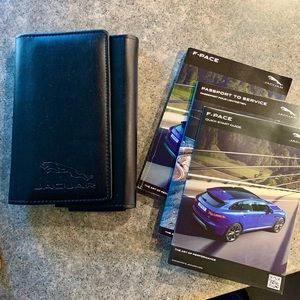 Jaguar 2018 FPace Owners Manual set with case